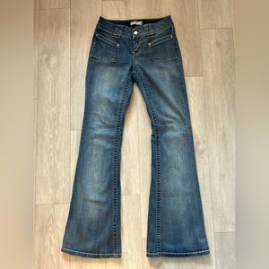 Garage flared denim jeans women’s size 5